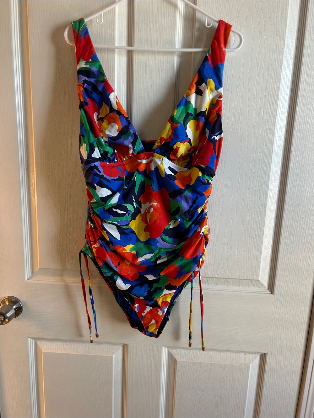 Women’s Floral One-Piece Swimsuit - Multicolor